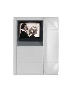 4" weißer Scaitel-Monitor für Telefon.